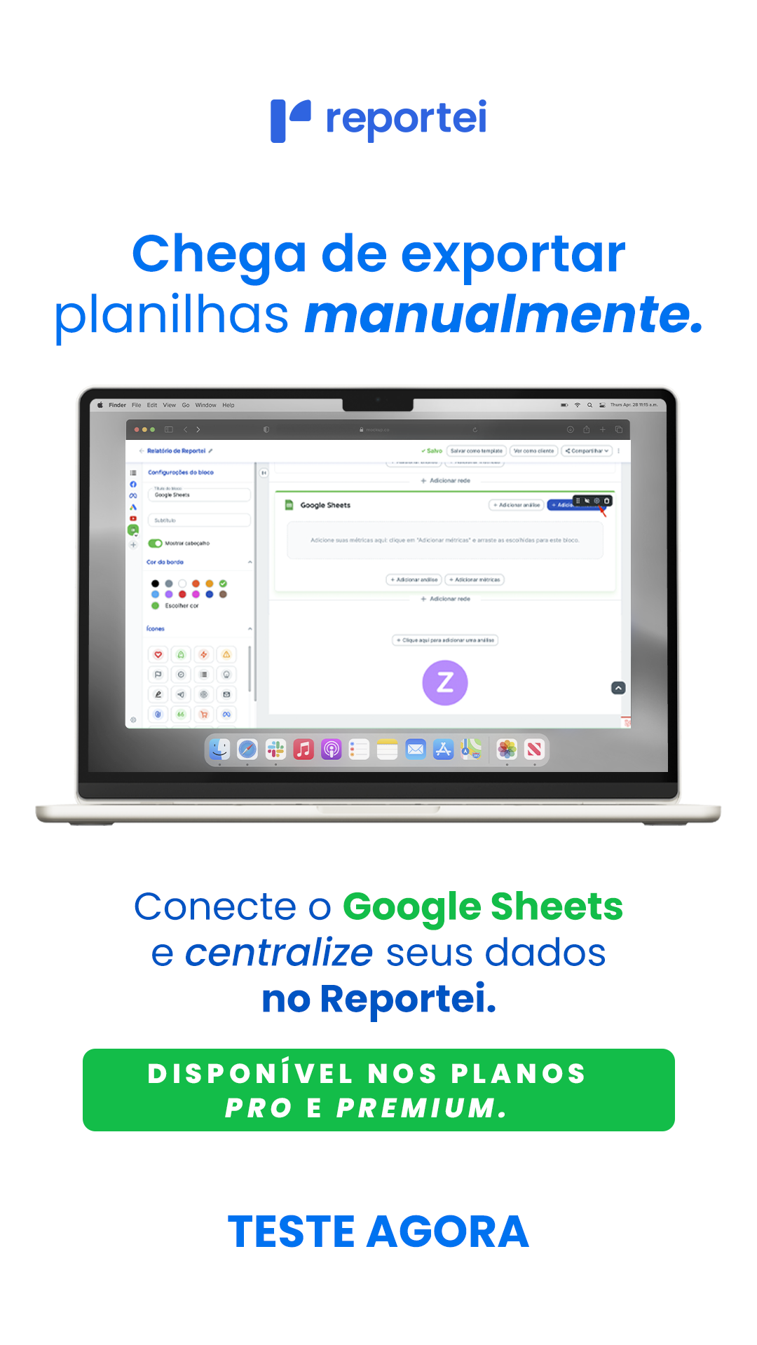 Reportei Facebook ad