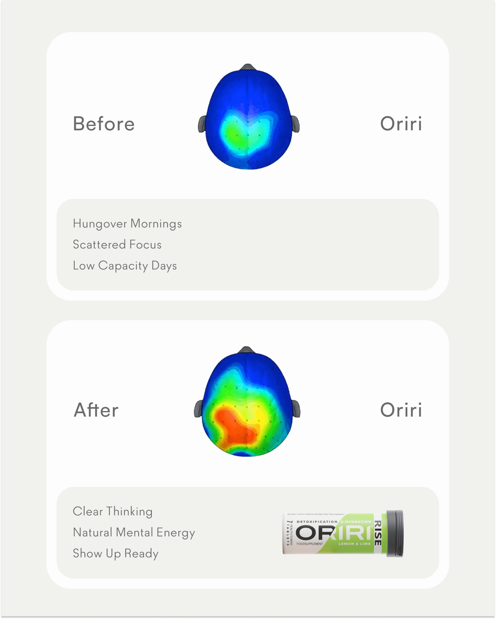 ORIRI Facebook ad: Hangover? We’ve Got You Covered.