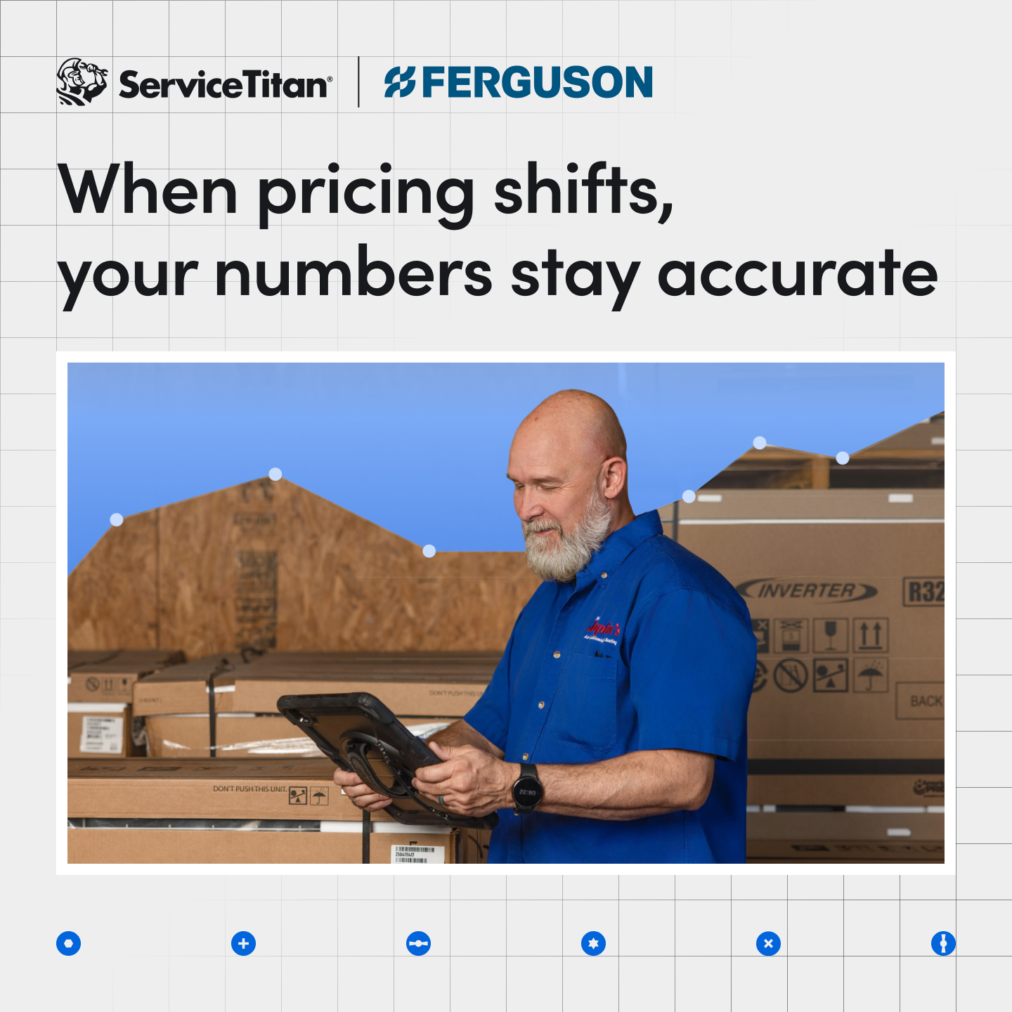 ServiceTitan Facebook ad: Protect Your Margins From Pricing Shifts