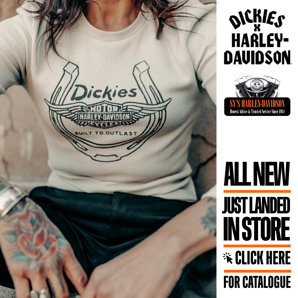 Sy's Harley-Davidson Facebook ad: The ALL-NEW 2026 Dickies x Harley-Davidson Limited Edition…