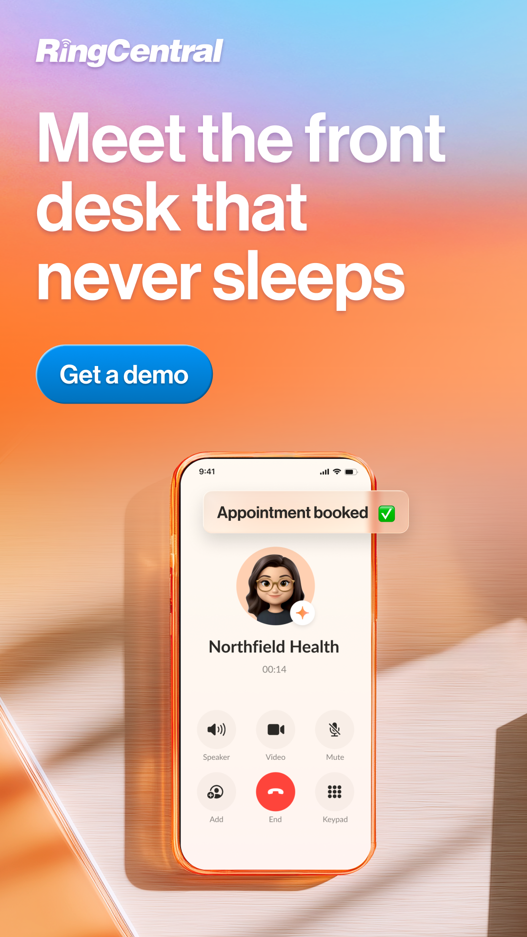 RingCentral Facebook ad