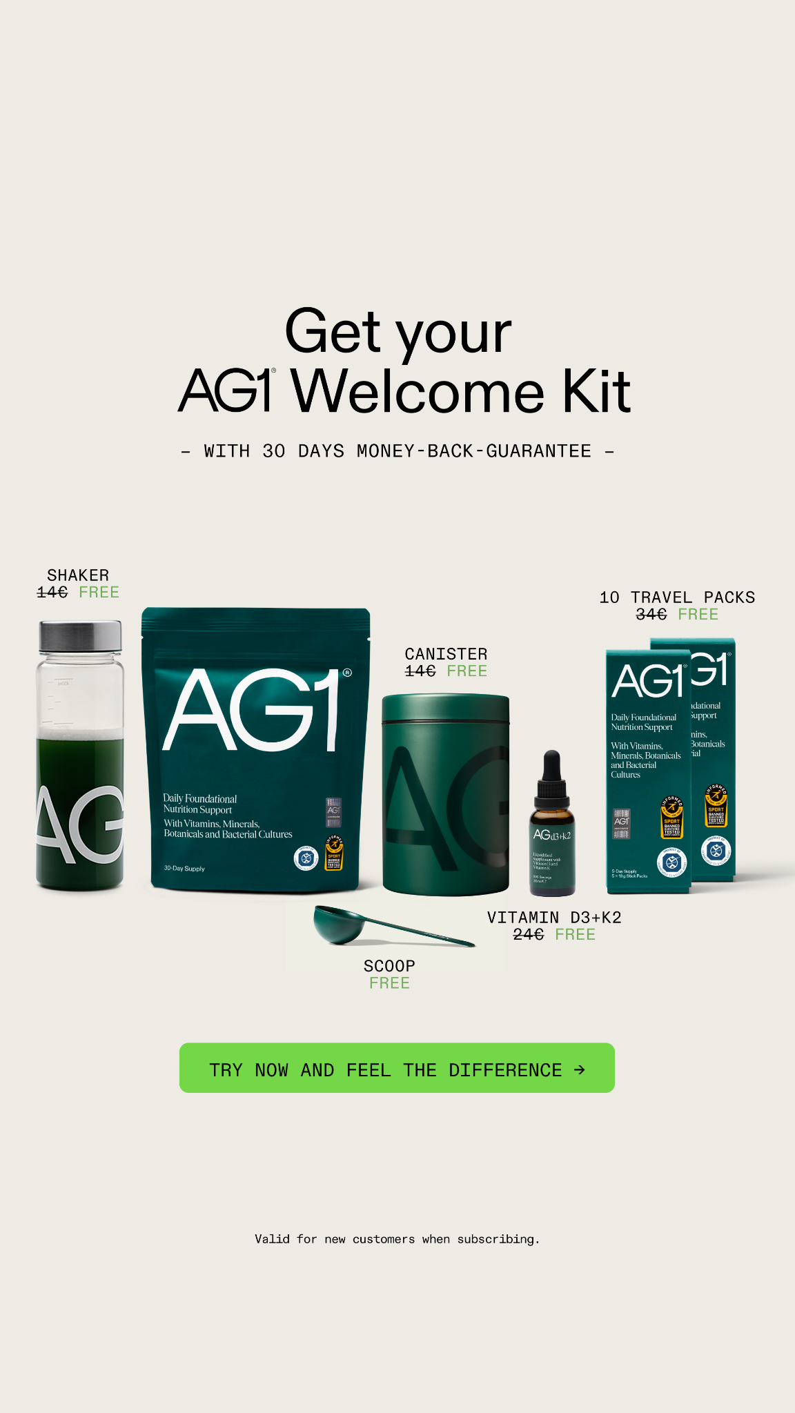 AG1 by Athletic Greens Facebook ad