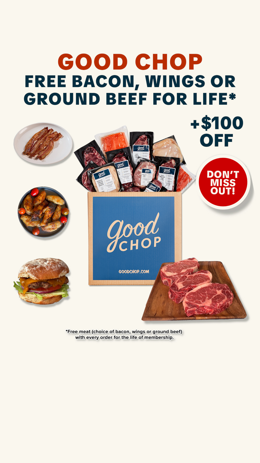 GoodChop Facebook ad