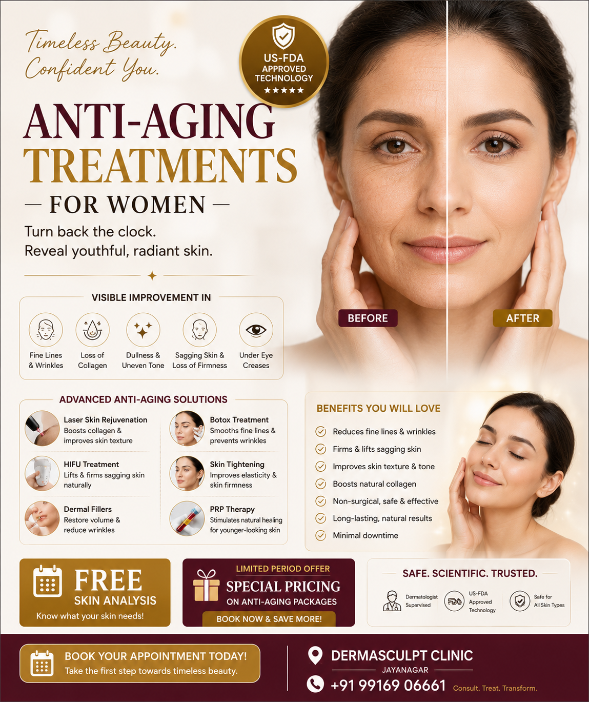 Dermasculpt Skin and Hair Clinic Facebook ad