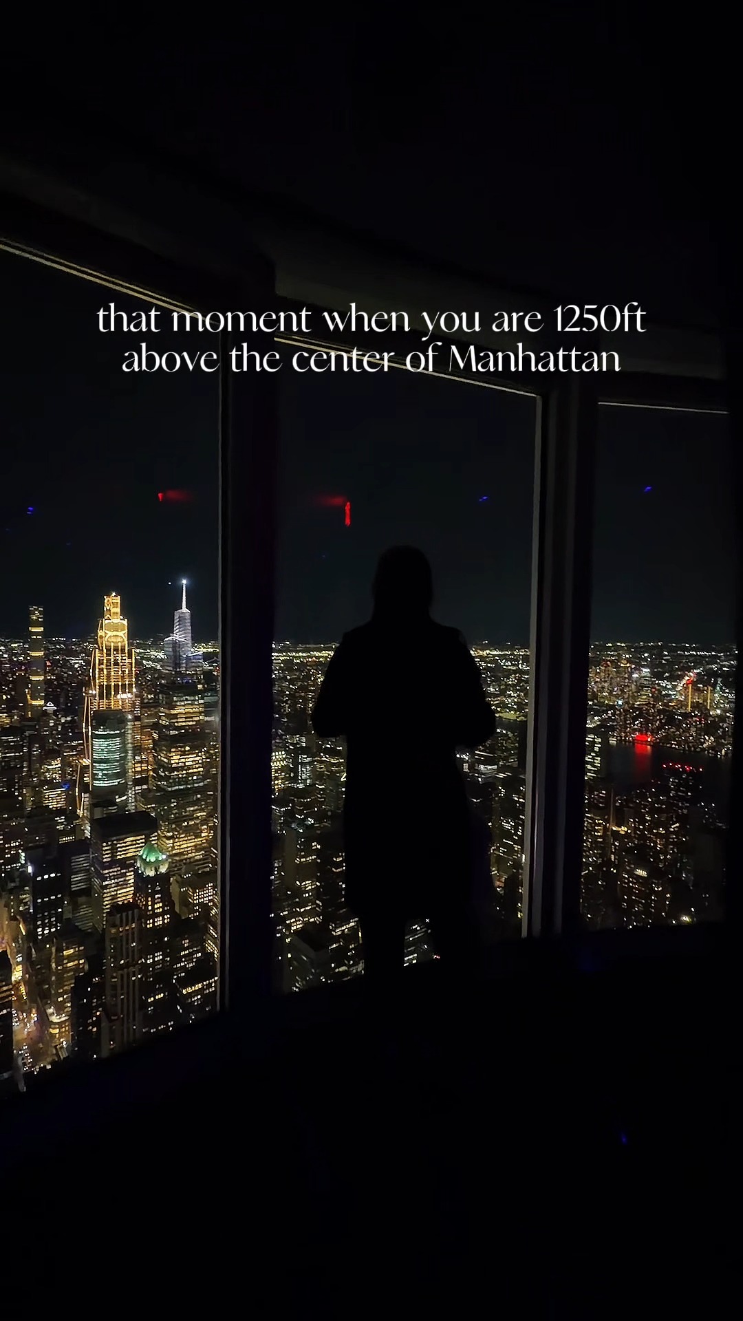 Empire State Building Facebook ad: NYC at night.