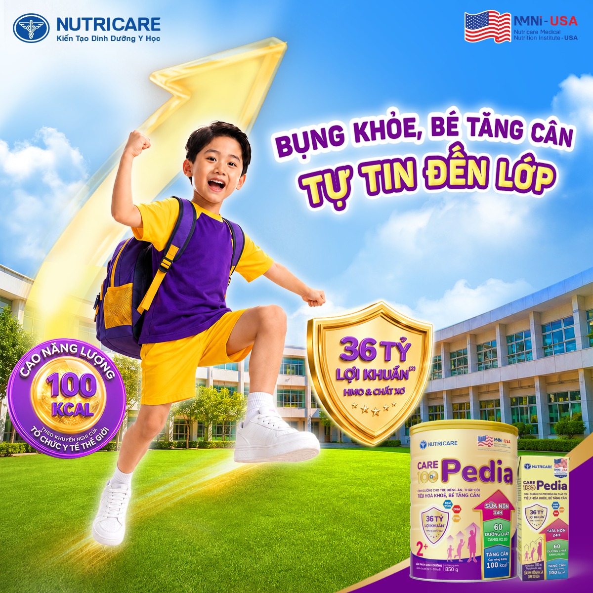 Care 100 Pedia - Tiêu hóa khỏe, bé tăng cân Facebook ad: BỤNG KHỎE BÉ TĂNG CÂN TỰ TIN ĐẾN…