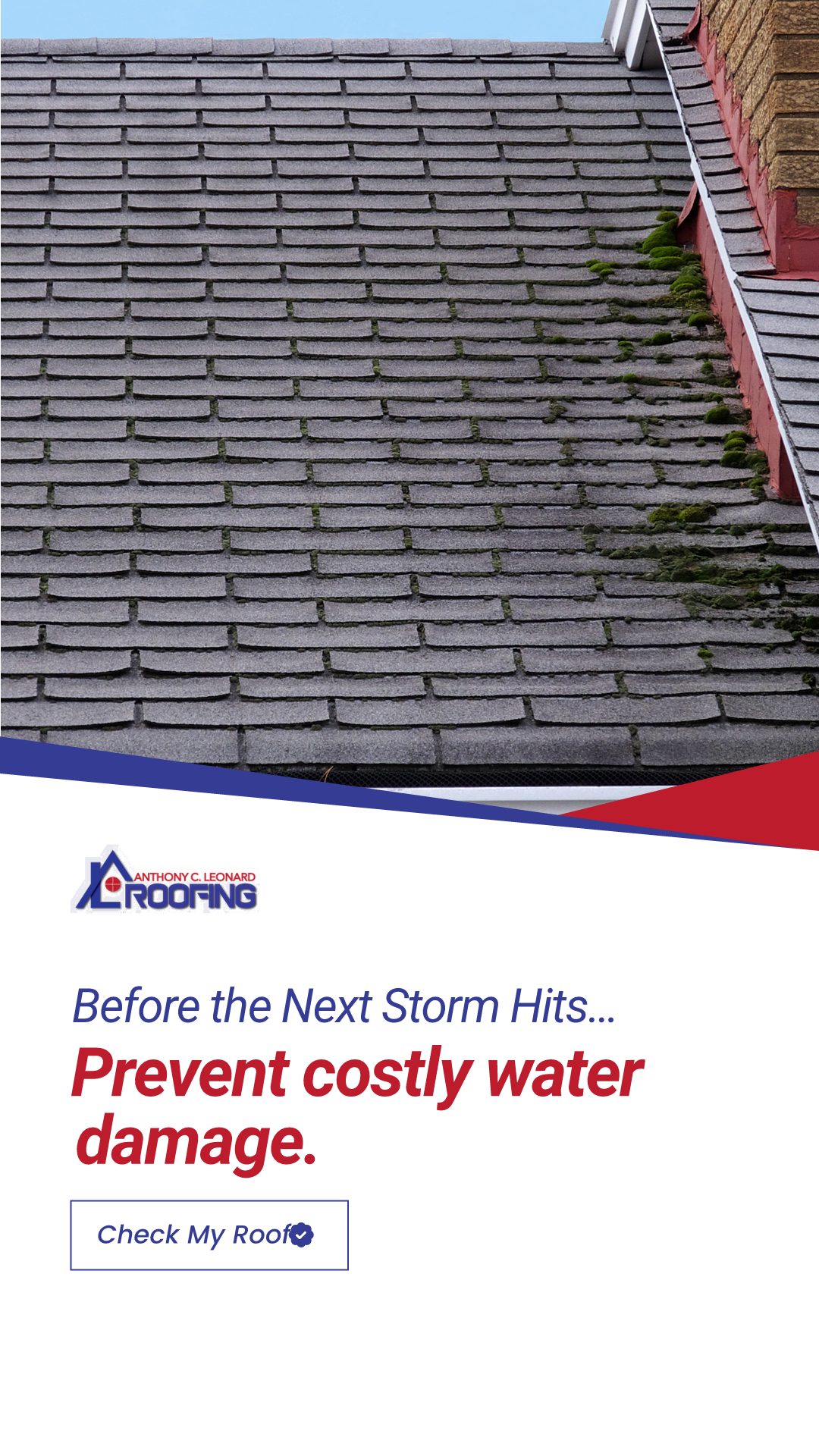 Anthony C. Leonard Roofing Facebook ad