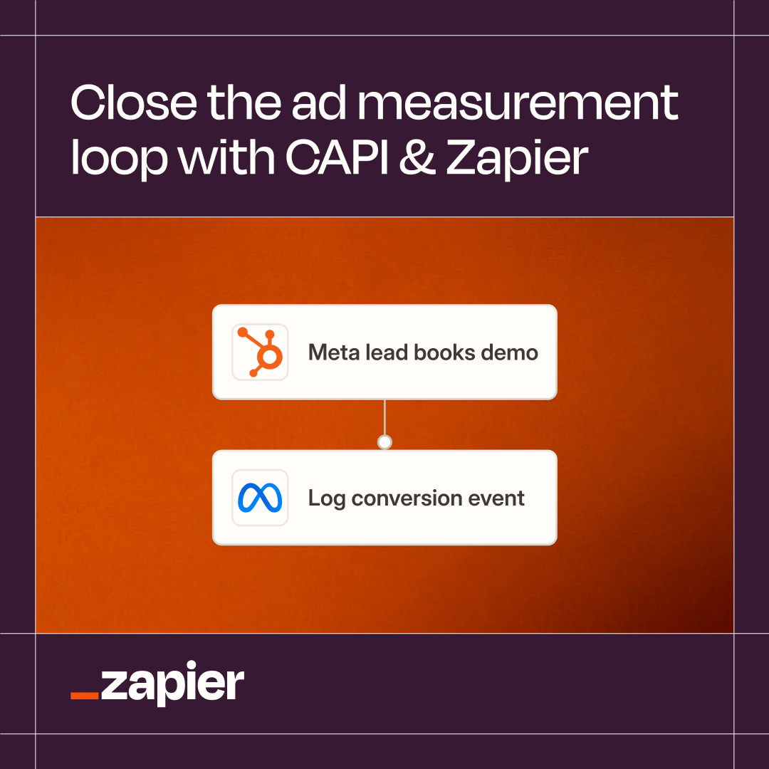 Zapier Facebook ad: Start automating for free