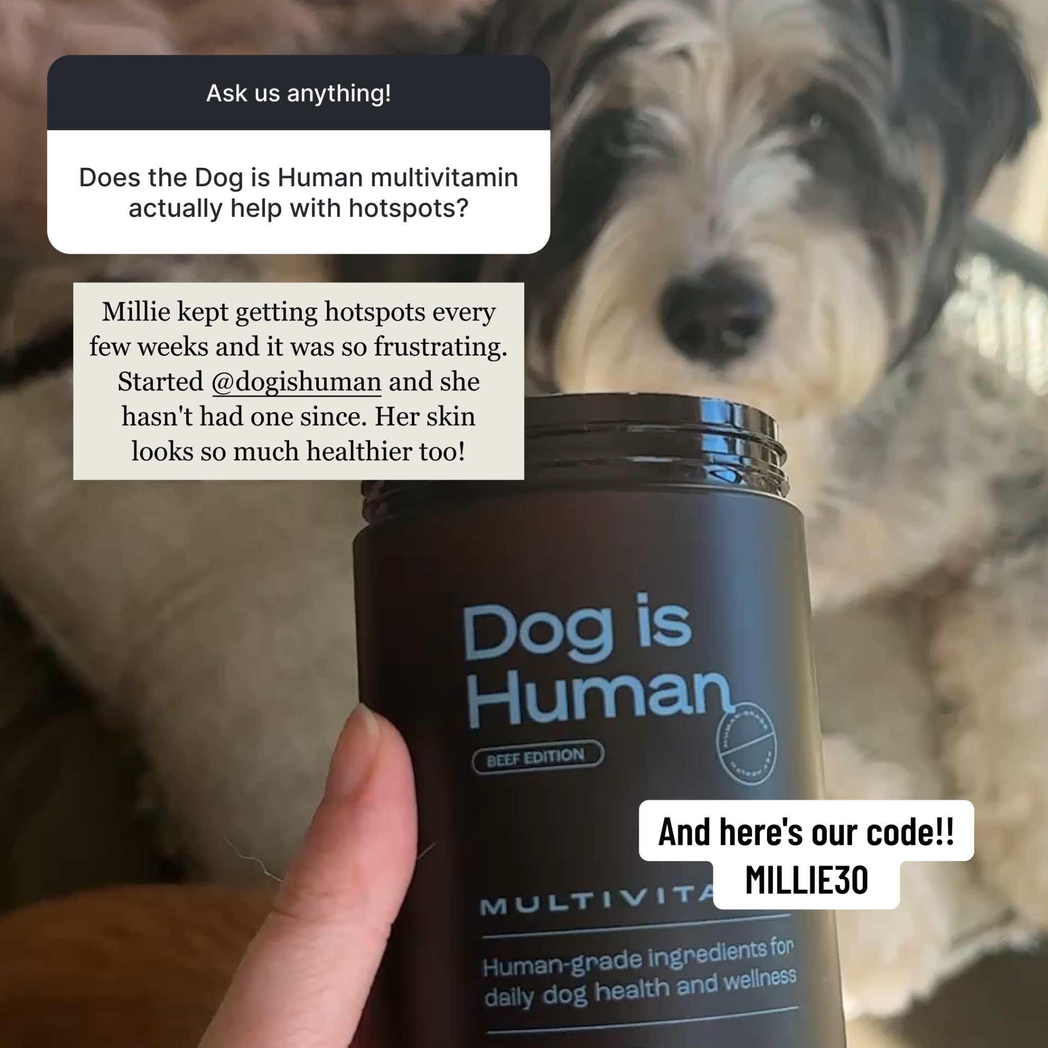 Millie & Annie Facebook ad