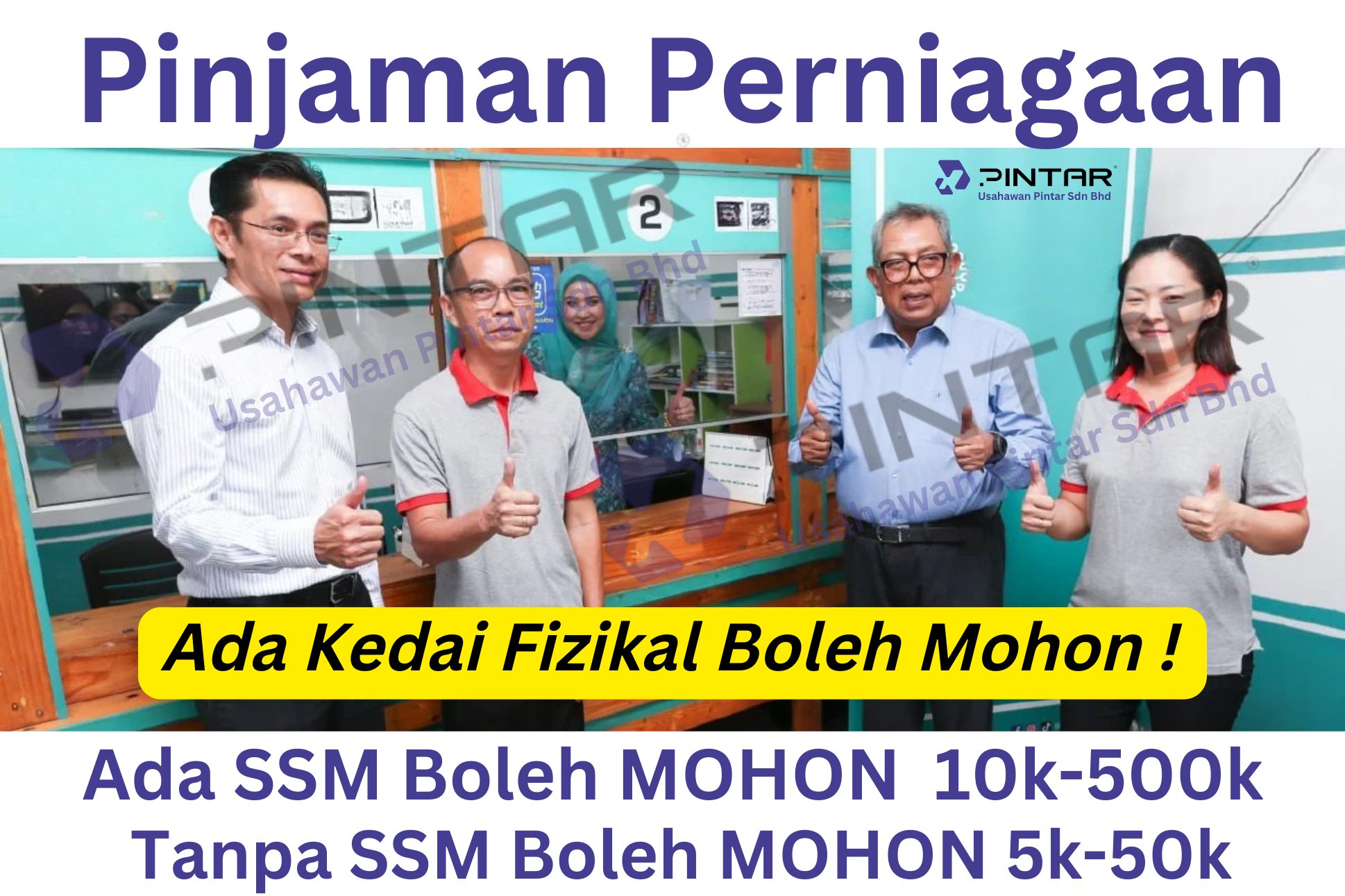 Usahawan Pintar Sdn Bhd - Pembiayaan Perniagaan Facebook ad: Sila kunjungi pejabat kami untuk urusan dan rundingan.