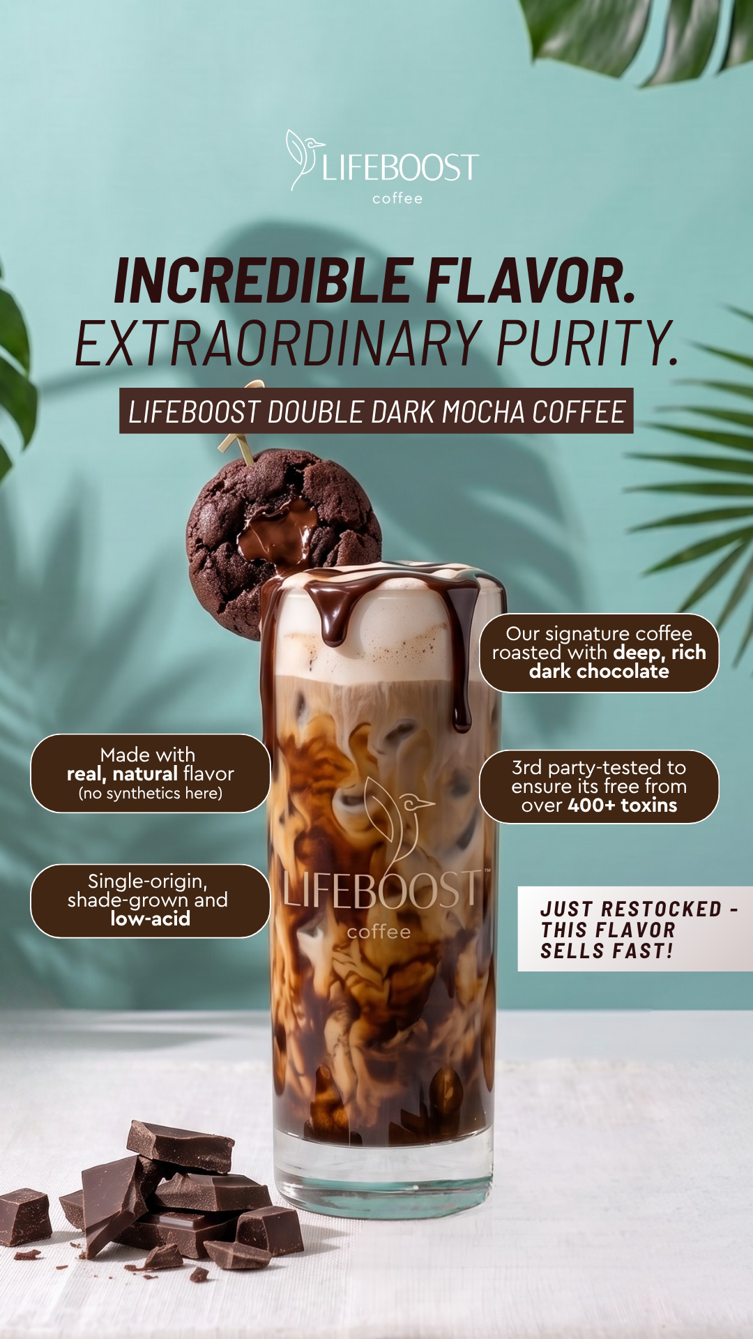 Lifeboost Coffee Facebook ad