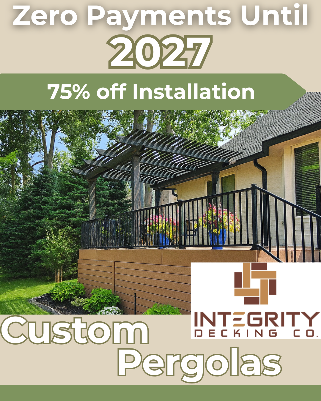 Integrity Decking LLC Facebook ad from Jul 23, 2026