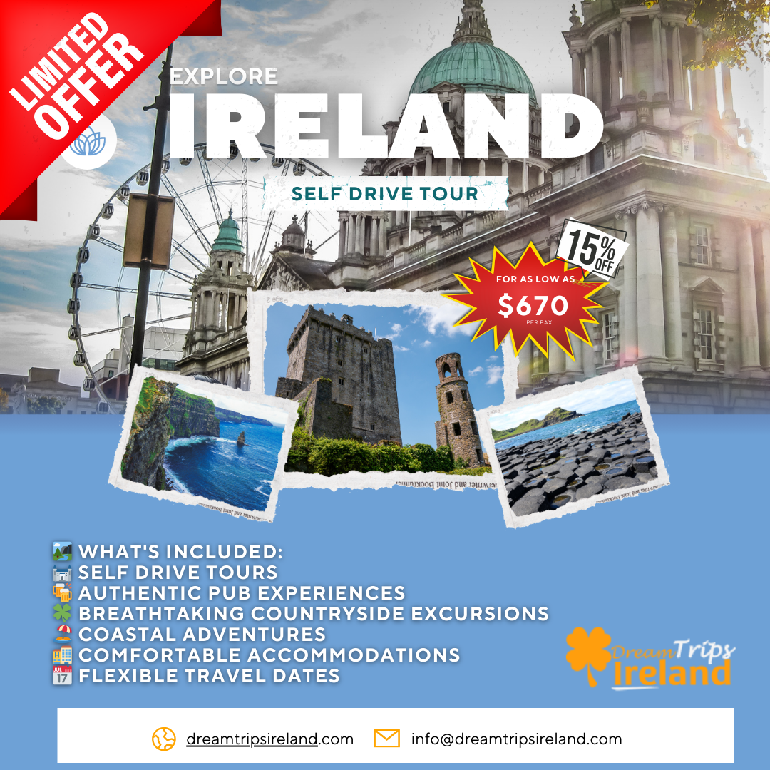 Dream Trips Ireland Facebook ad from Dec 10, 2024