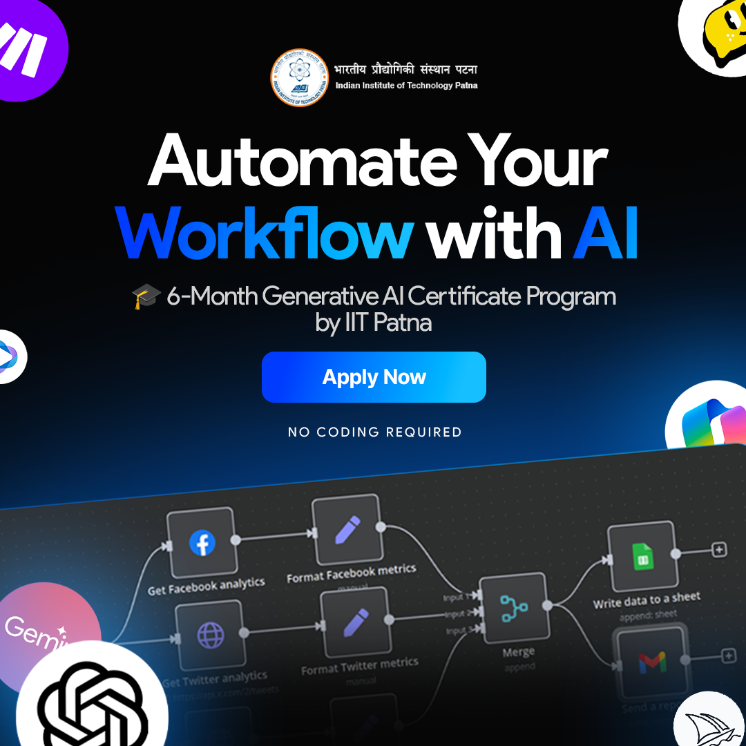 IIT Patna Facebook ad: IIT Certification in Generative AI