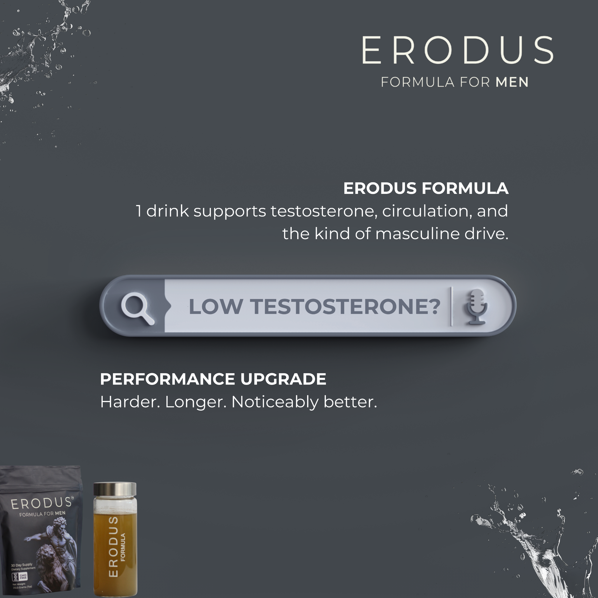Erodus Formula For Men Facebook ad