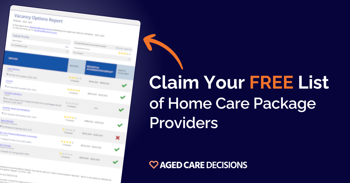 Aged Care Decisions Facebook ad