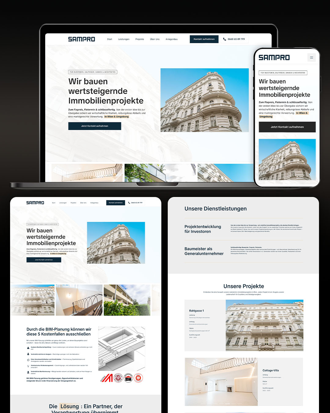Marc Langeder Facebook ad: Sichere dir deine kostenfreie Beratung + Website-Konzept