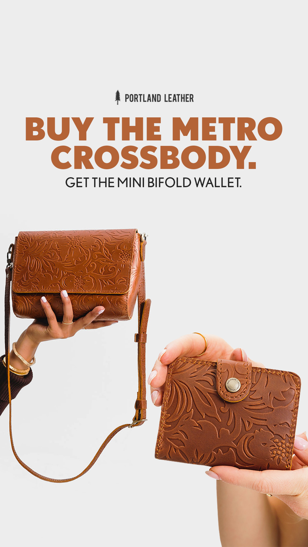 Portland Leather Goods Facebook ad