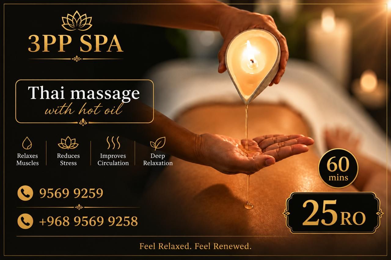 Health Club Massage 3PP Spa Facebook ad: Relax. Recharge. Renew.