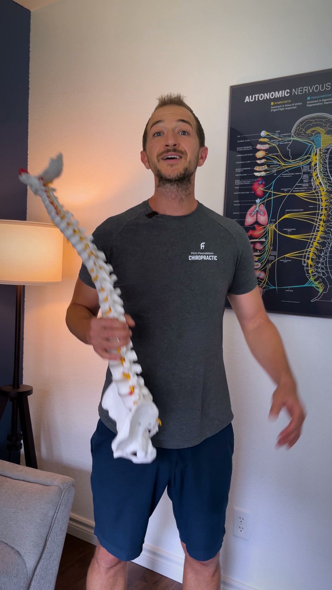 Firm Foundations Chiropractic Facebook ad: FREE Posture Assessment + 40% OFF Your First Visit