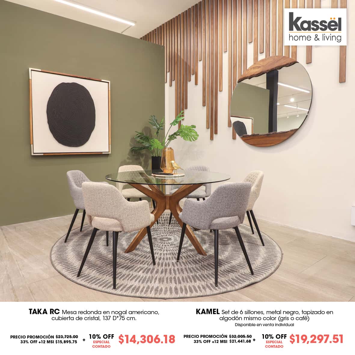 Kassël Home & Living Facebook ad: 𝐔𝐋𝐓𝐈𝐌𝐎𝐒 𝐃𝐈𝐀𝐒 en 𝐐𝐔𝐄𝐑𝐄𝐓𝐀𝐑𝐎