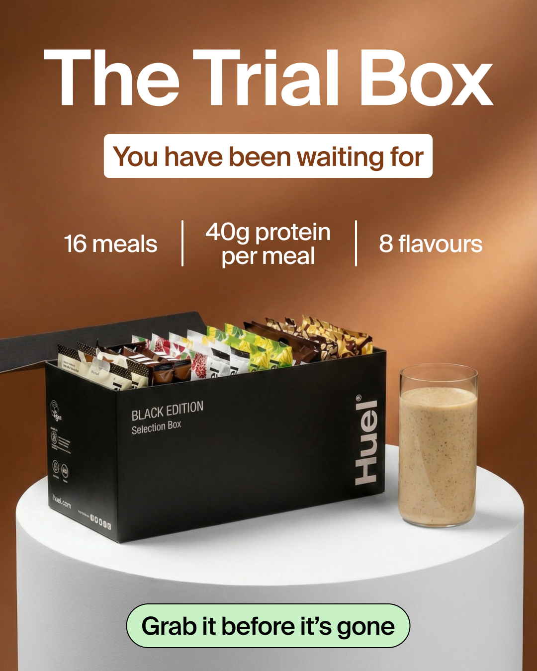 Huel Facebook ad