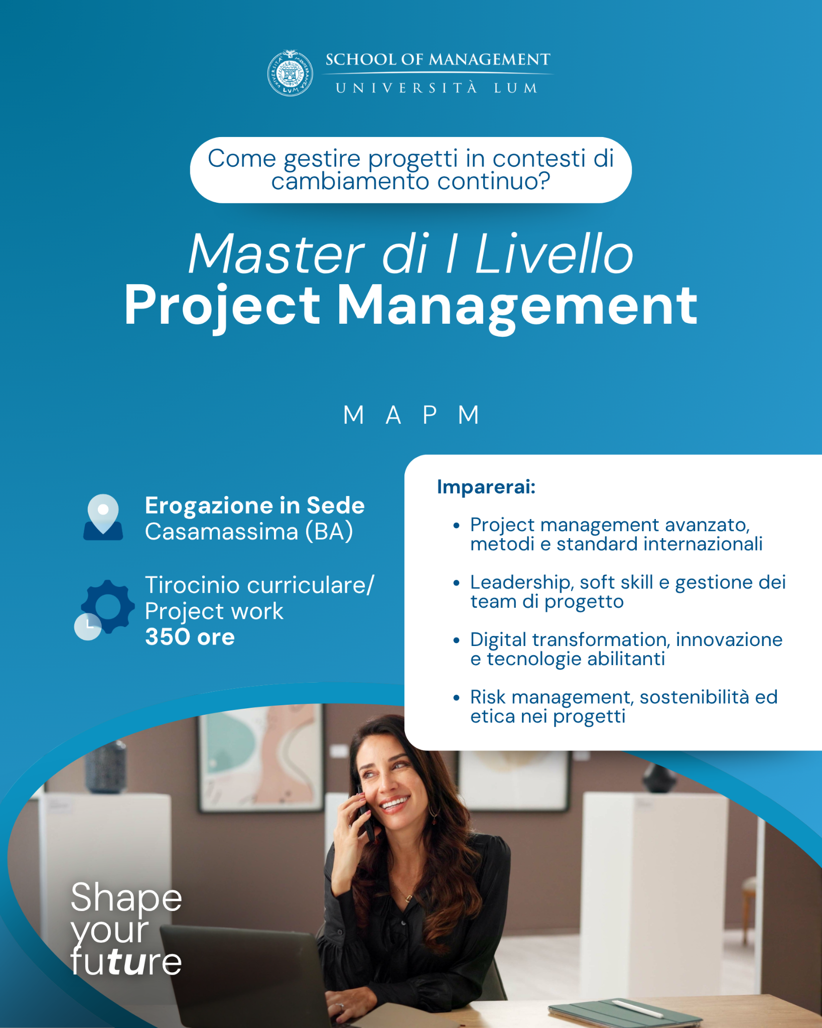 School of Management LUM Facebook ad