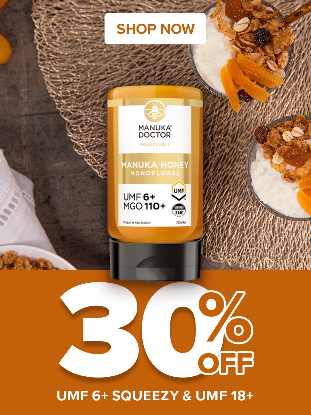 Manuka Doctor New Zealand Facebook ad