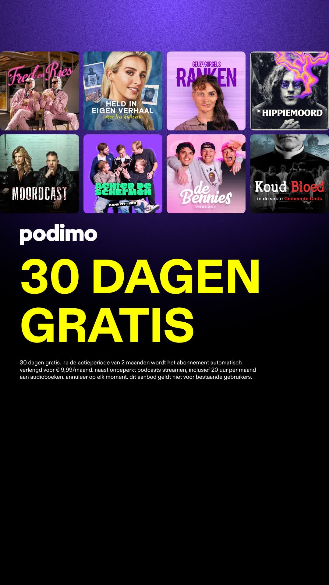 Podimo Facebook ad