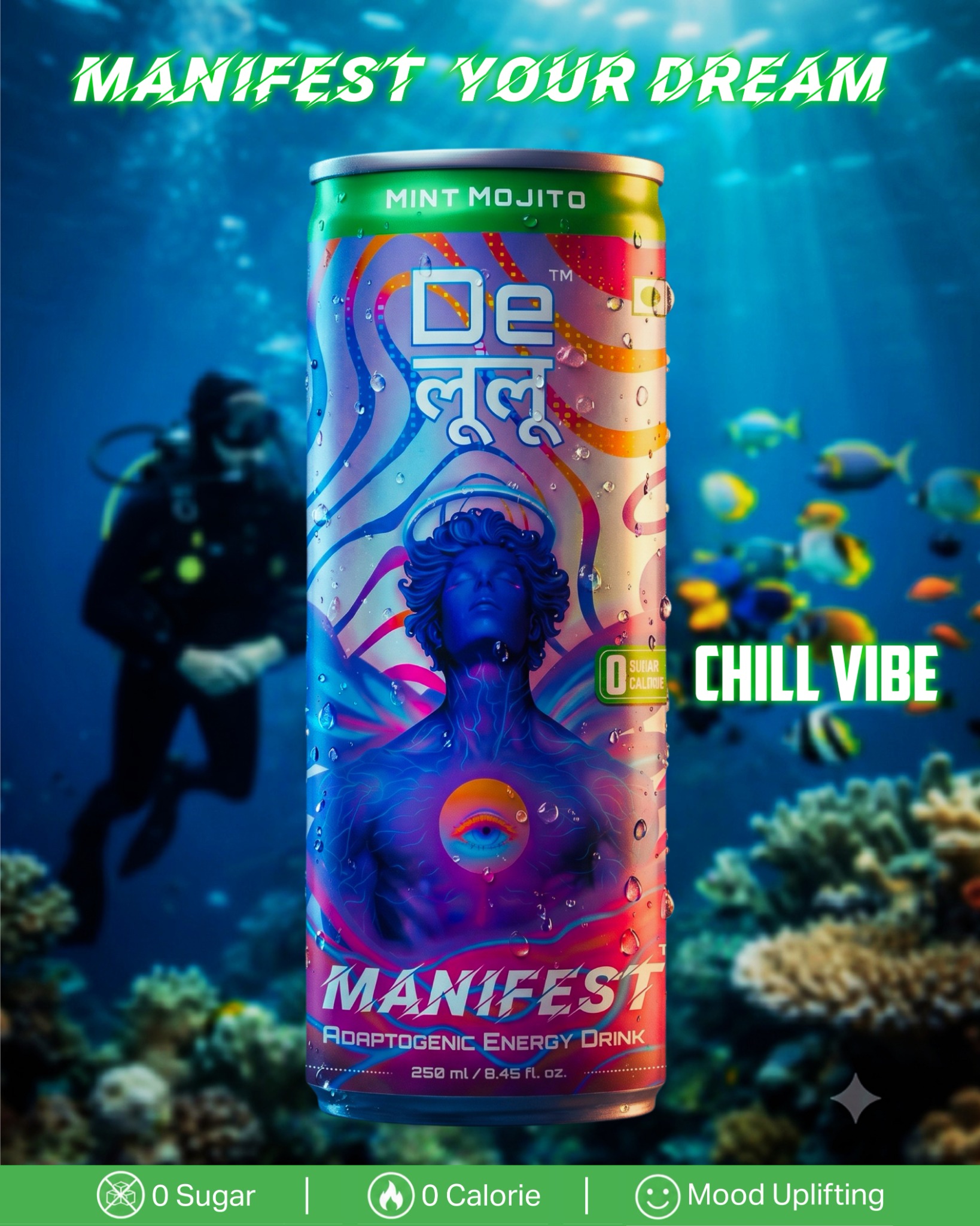 delululand.official Facebook ad: Refreshing Minty Drop