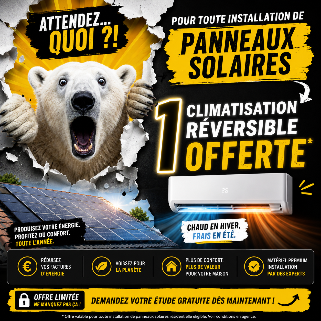 Mon Aide Solaire Facebook ad: Panneau Solaire - Corrèze