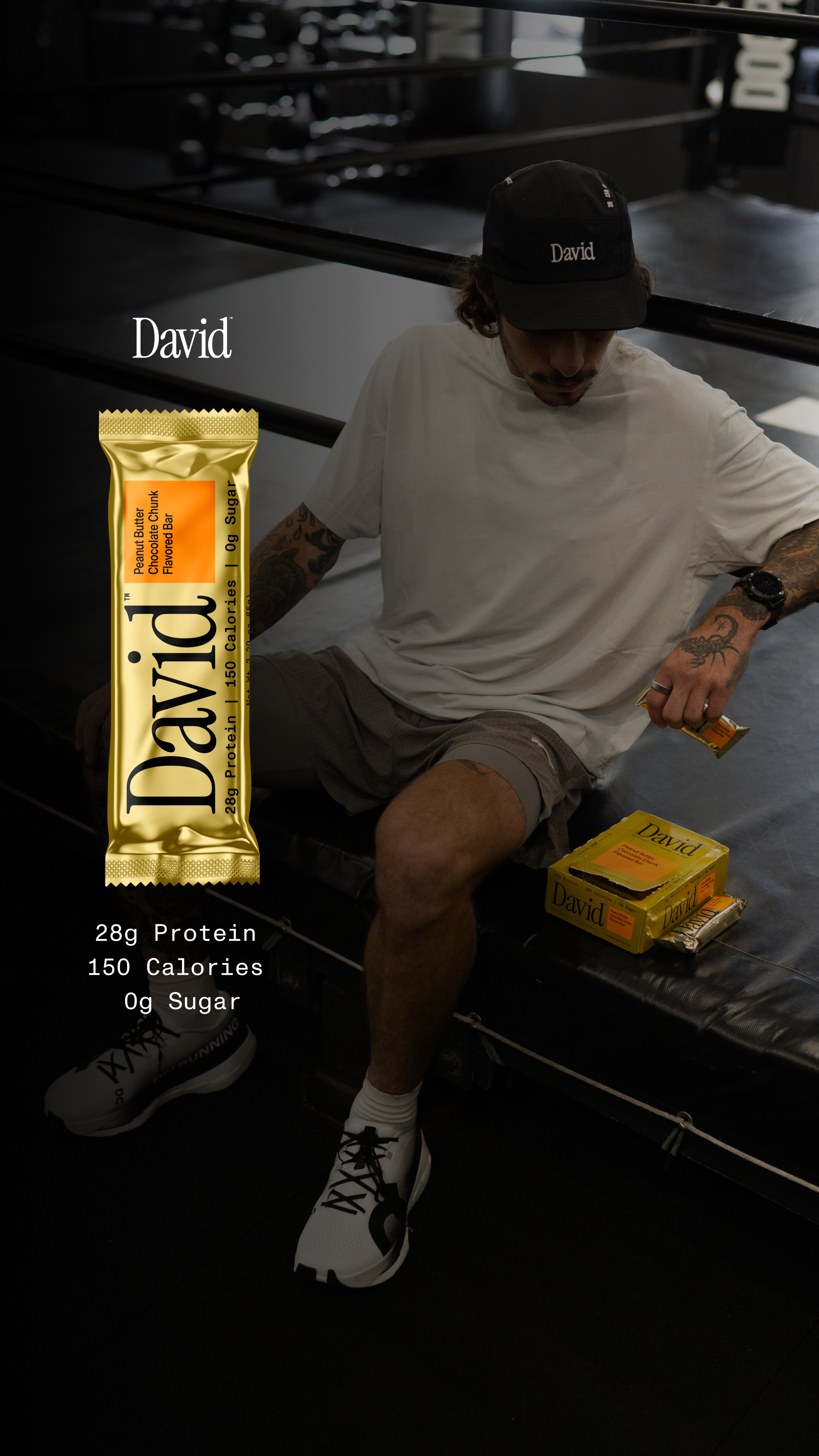 David Protein Facebook ad