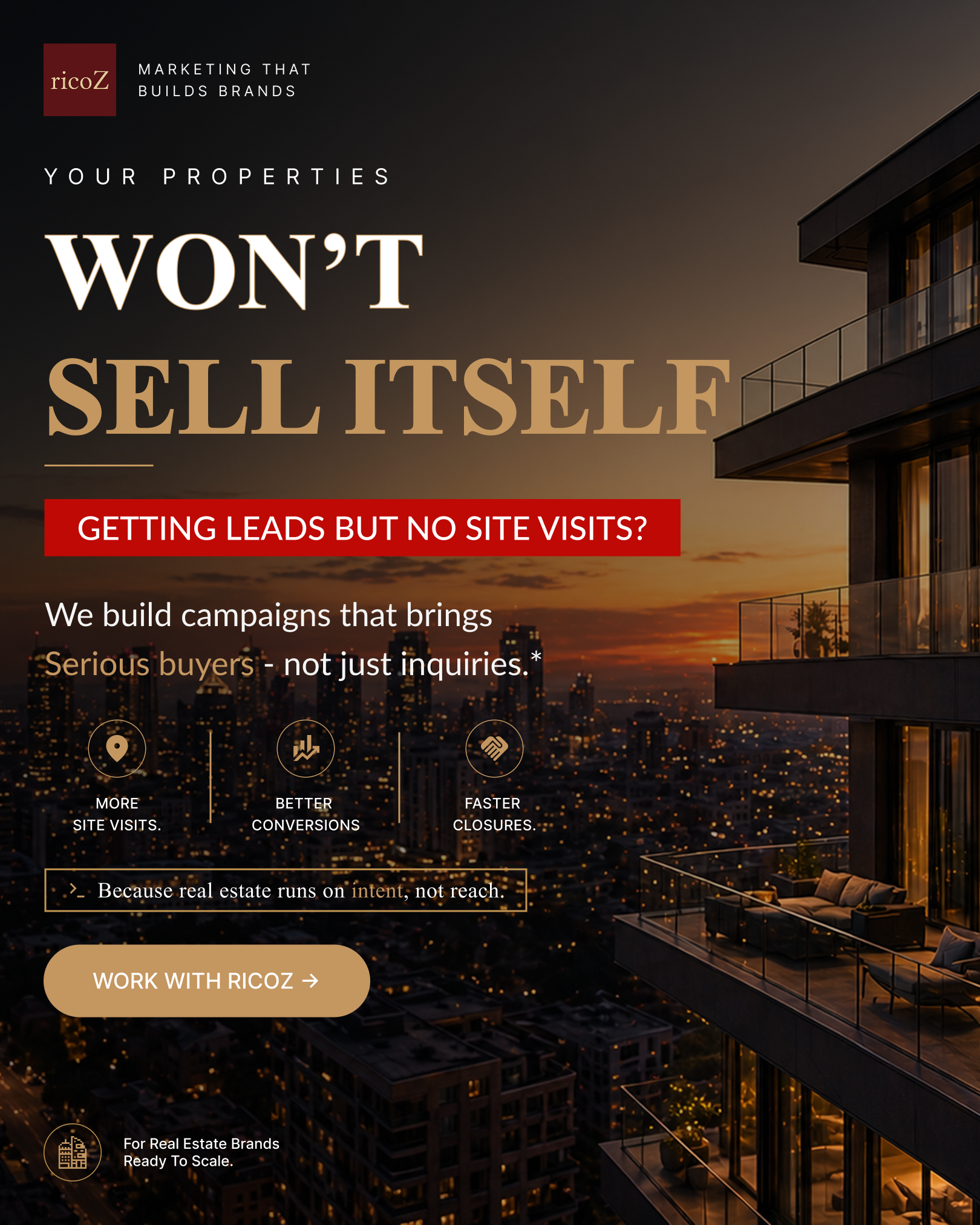 Ricoz Innovation Facebook ad: Let's turn your plans into reality