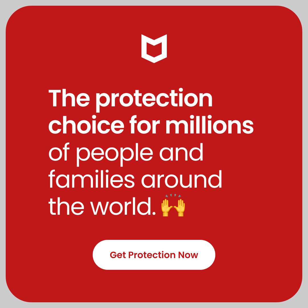 McAfee Facebook ad