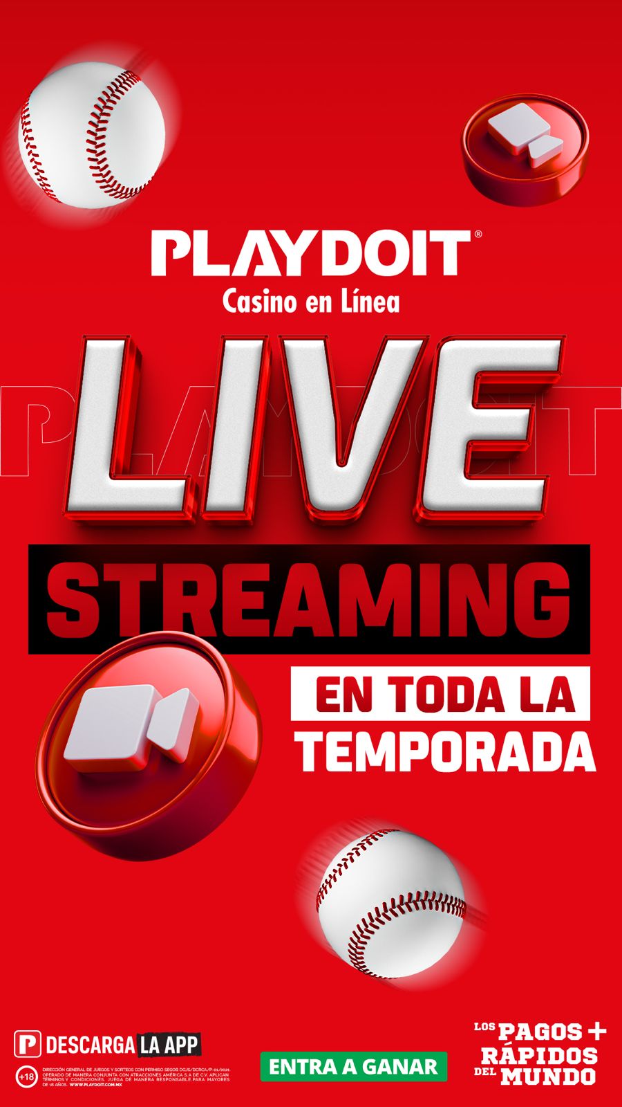 Playdoit México Facebook ad from May 25, 2026