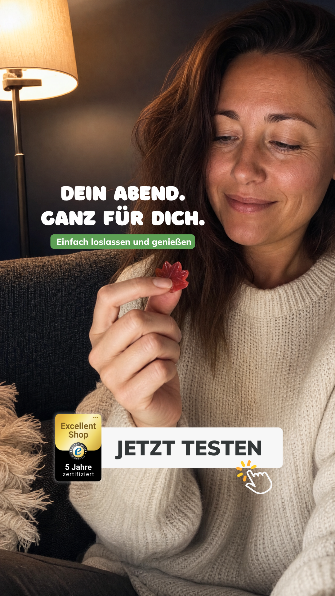 Lucky Lifestyle Facebook ad: Stundenlang wachliegen, obwohl du müde bist?