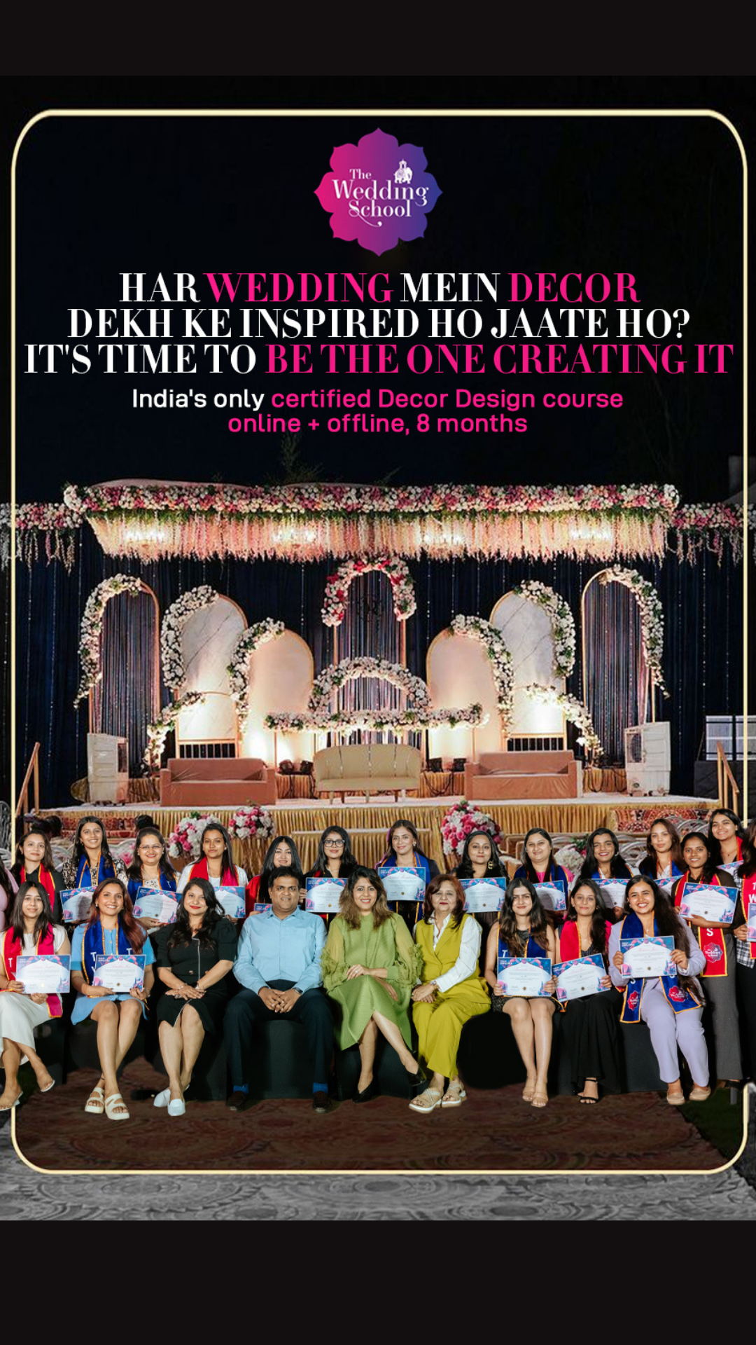 The Wedding School Facebook ad from Apr 15, 2026
