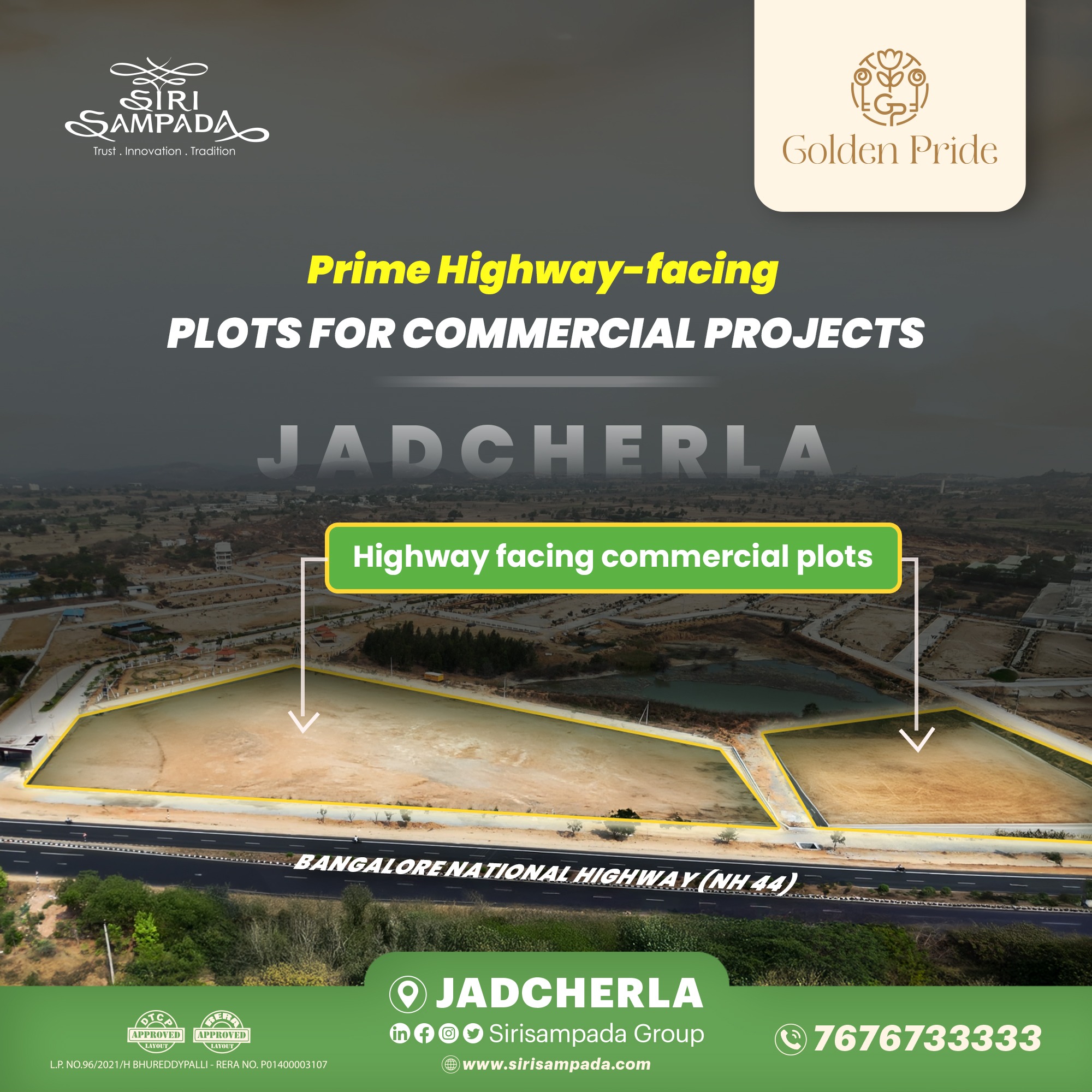 Siri Sampada Group Facebook ad: Highway Advantage at Your Fingertips!