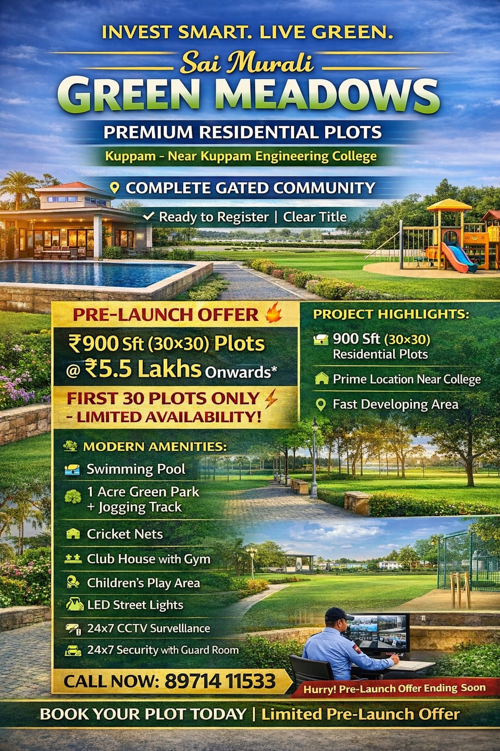 Gayatri Enterprises Facebook ad: Invest Smart. Live Green.