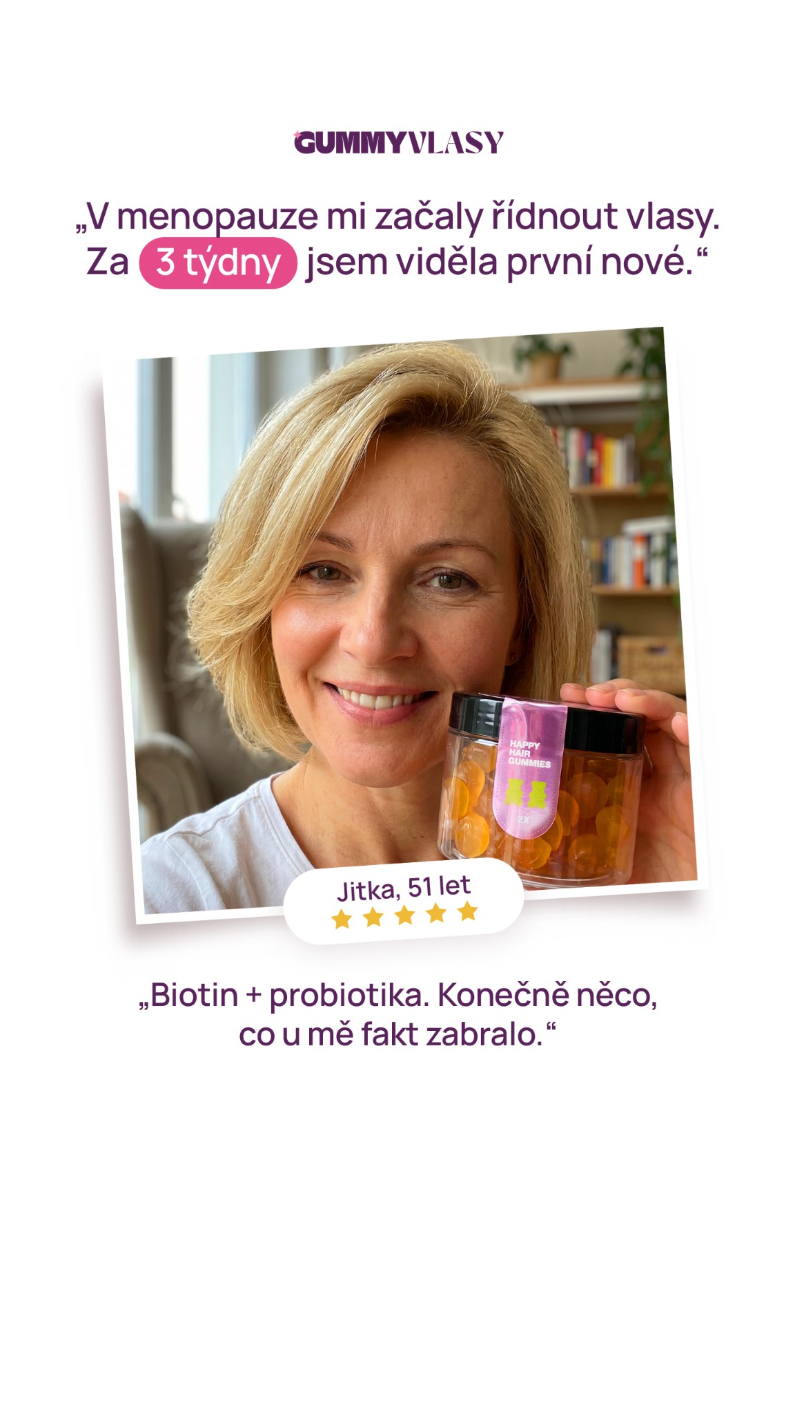 GUMMYPLUS.cz Facebook ad from Jul 1, 2026