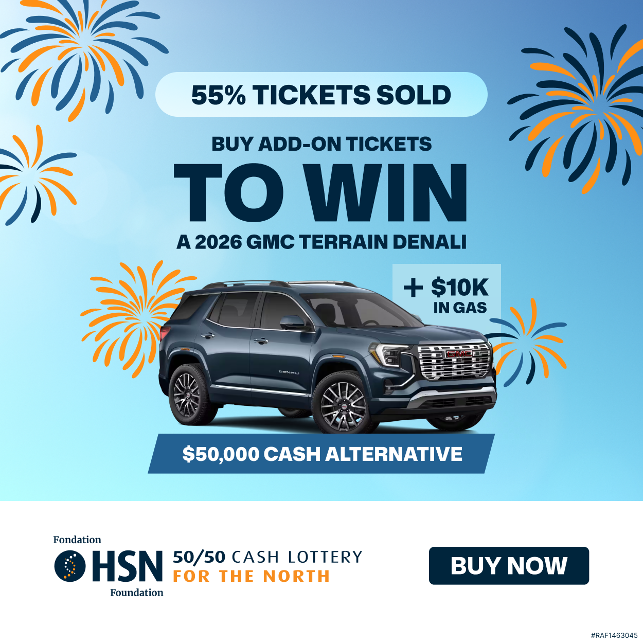 HSN 50/50 Facebook ad