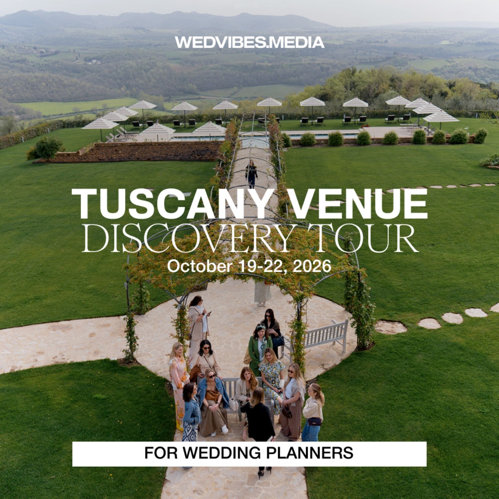 WedVibes Facebook ad: Explore the best Tuscany has to give to…