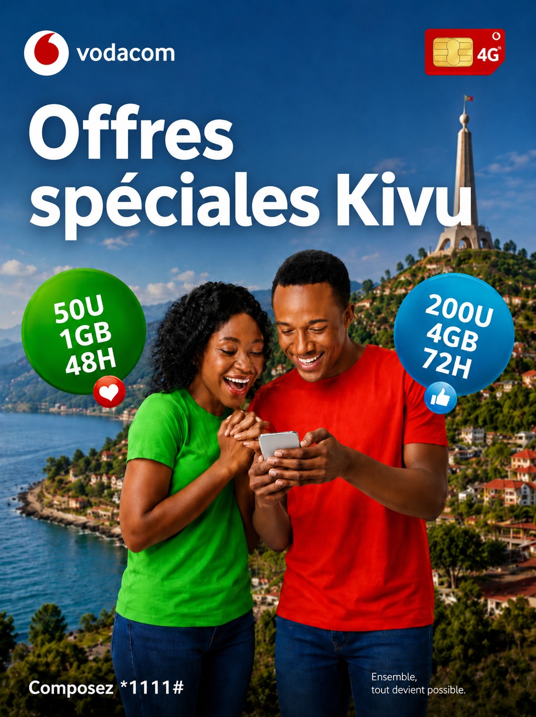 Vodacom RDC Facebook ad