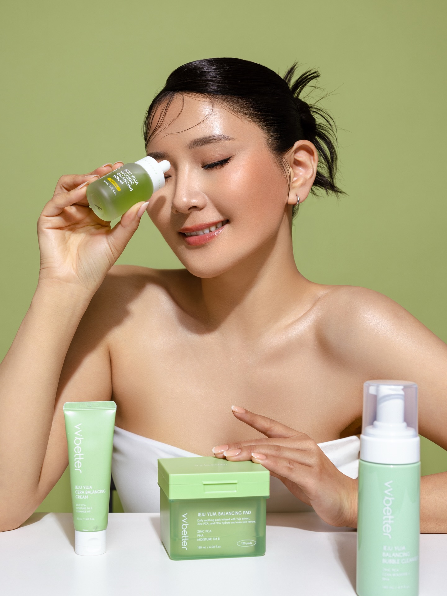 Azi Beauty Facebook ad: VVBetter Green Line