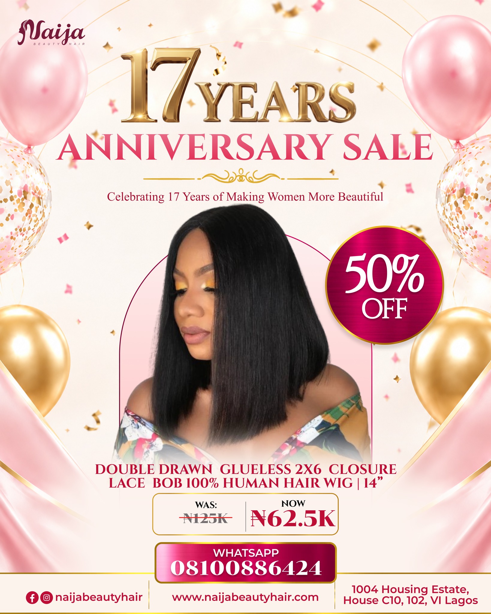 Naija Beauty Hair Facebook ad