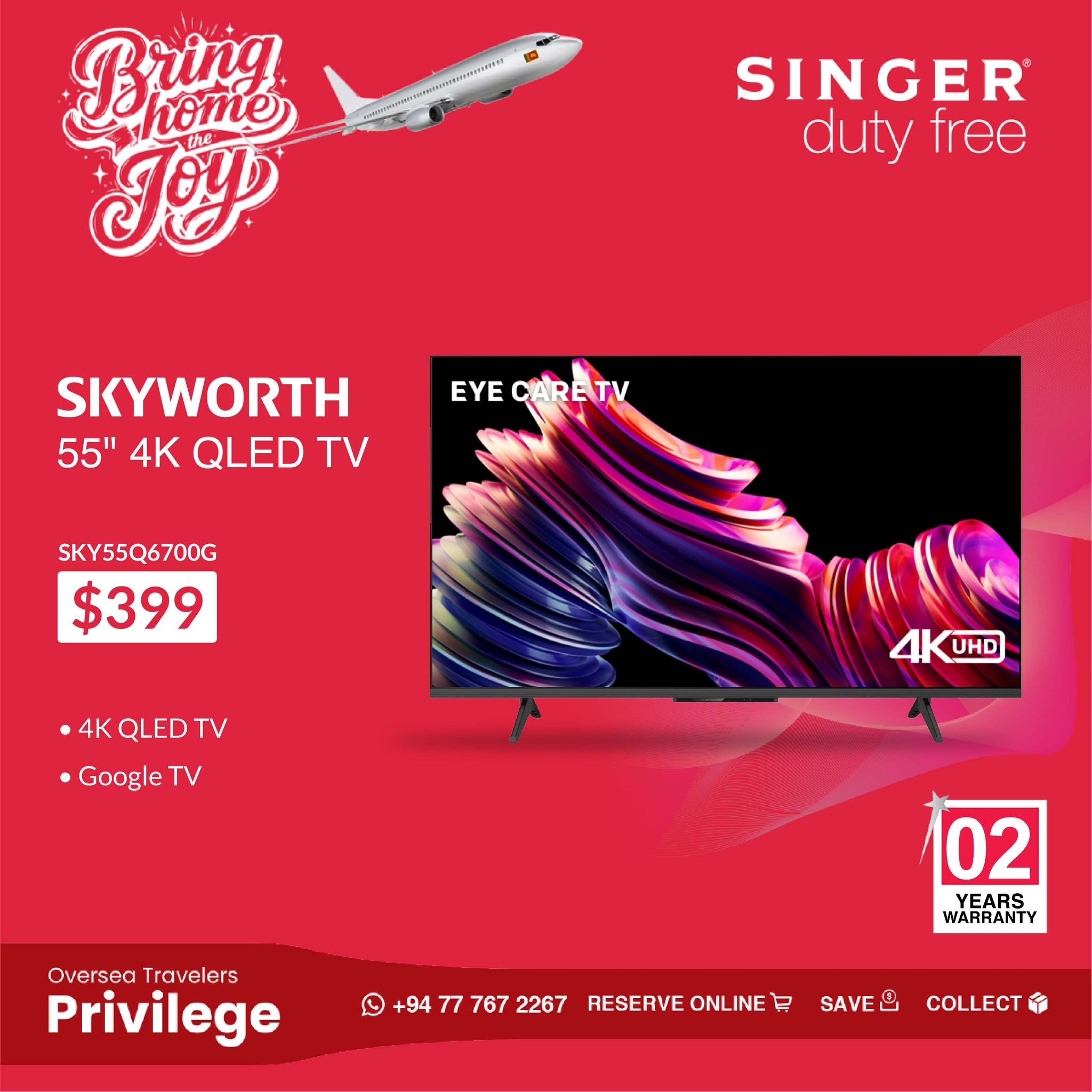 Singer Sri Lanka Facebook ad