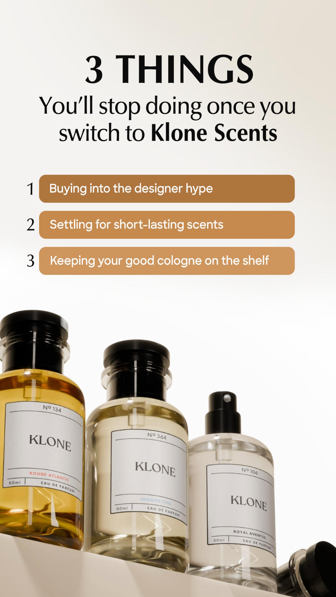 Klone Scents Facebook ad