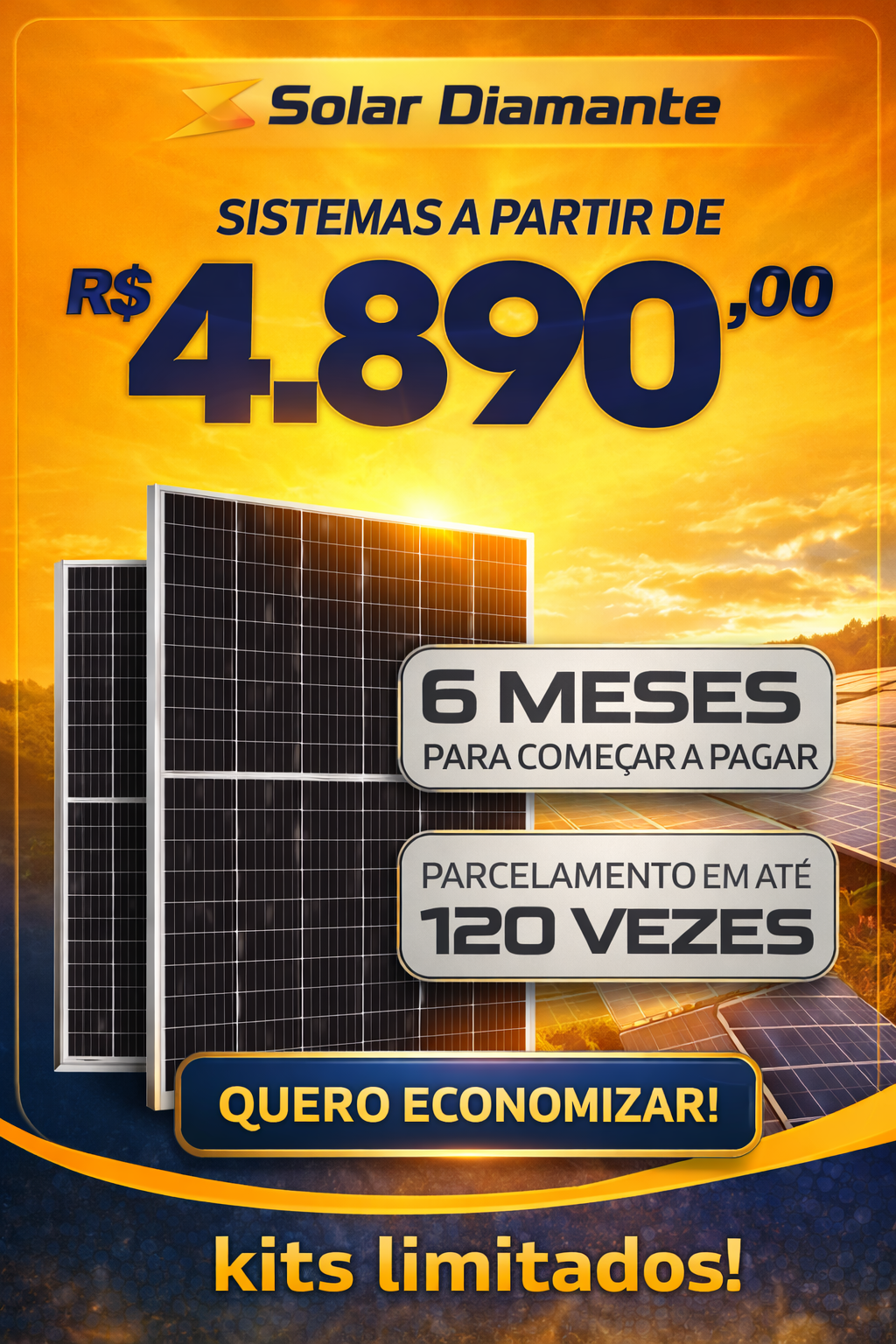 Solar Diamante Energia Solar Facebook ad