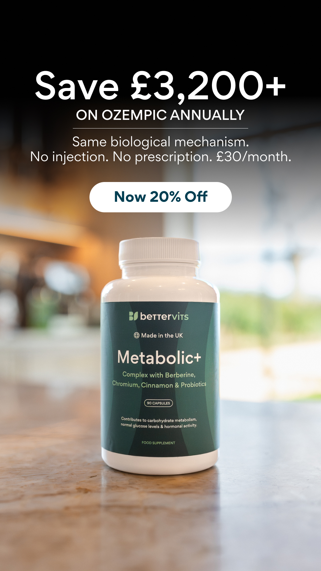 Bettervits Facebook ad