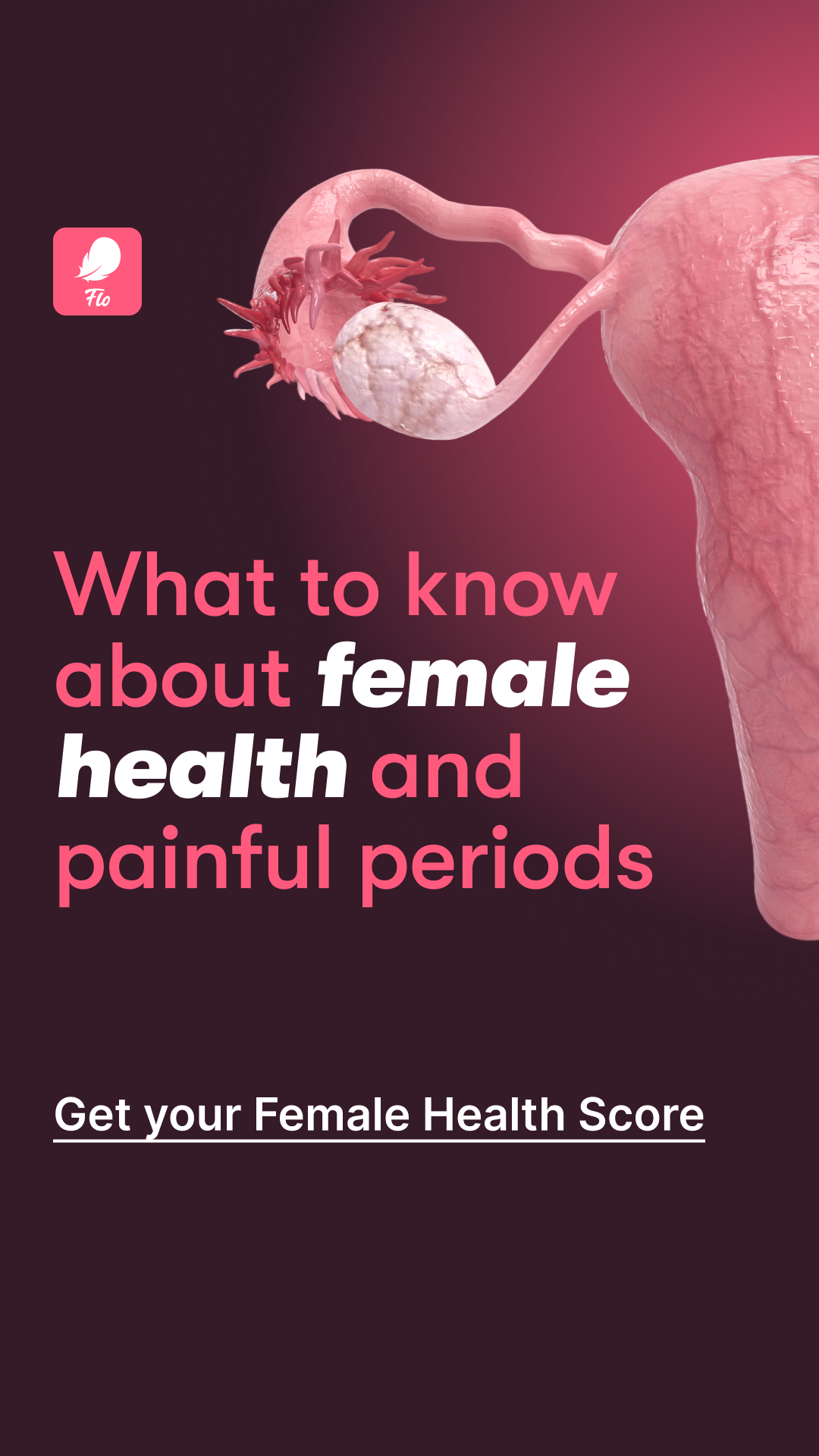 Flo Period Tracker App Facebook ad